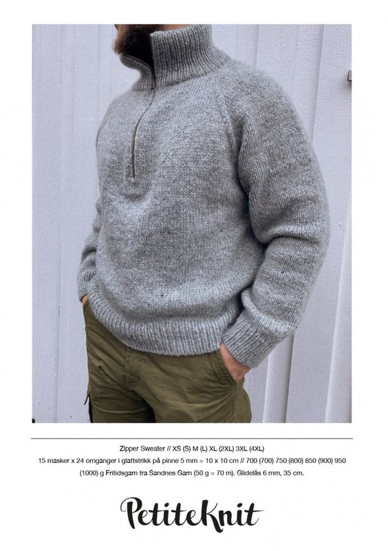 Zipper Sweater - Man