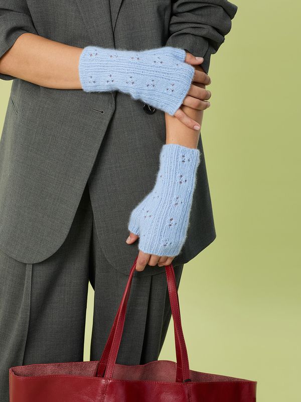 Miu Pointelle Mittens (Fingerless edition) 
