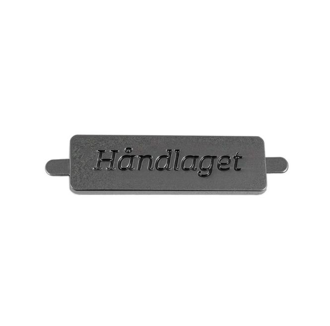 Hovedbilde Merke Metall Sort Håndlaget 