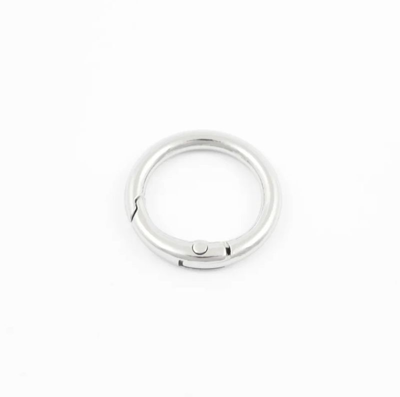 Karabinring Ø26 mm Sølv