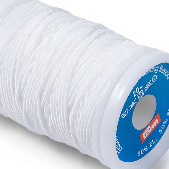 Hovedbilde Elastisk sytråd Hvit