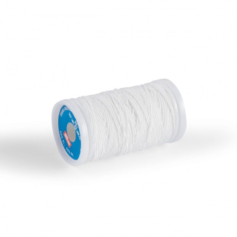 Elastisk sytråd Hvit