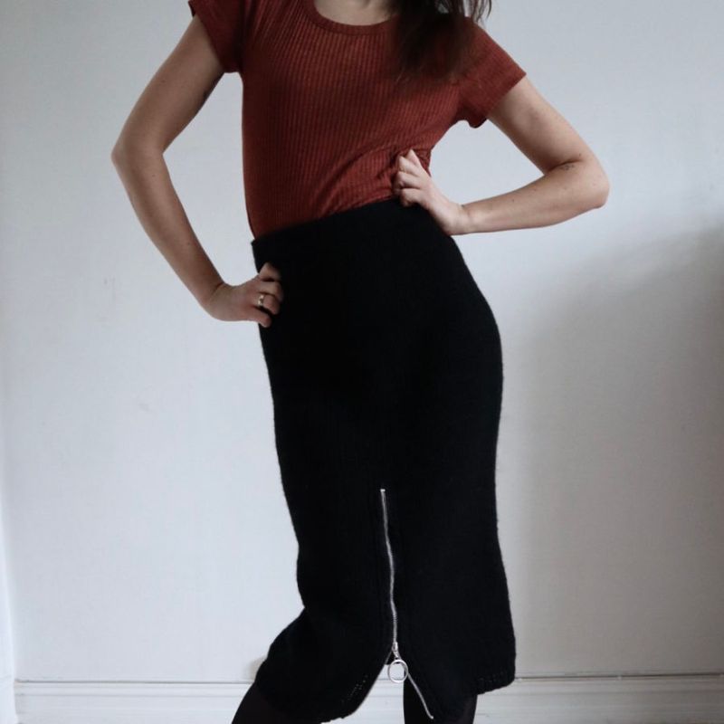 Classy Zipp Skirt