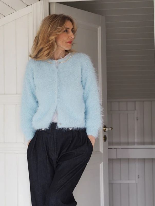 Fuzzy Cardigan