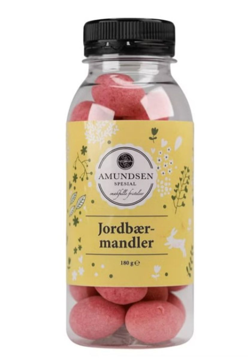   Påske - Jordbærmandler i flaske