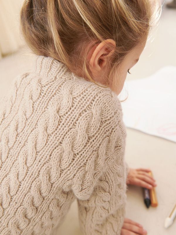 Bonnie Sweater Junior - Sisu + Alpakka Følgetråd