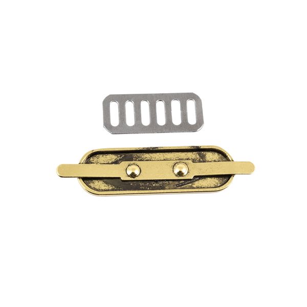 Hovedbilde Merke Metall Gull Oval ...