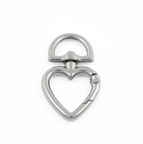 Hovedbilde Karabinhjerte 45x27mm Sort 