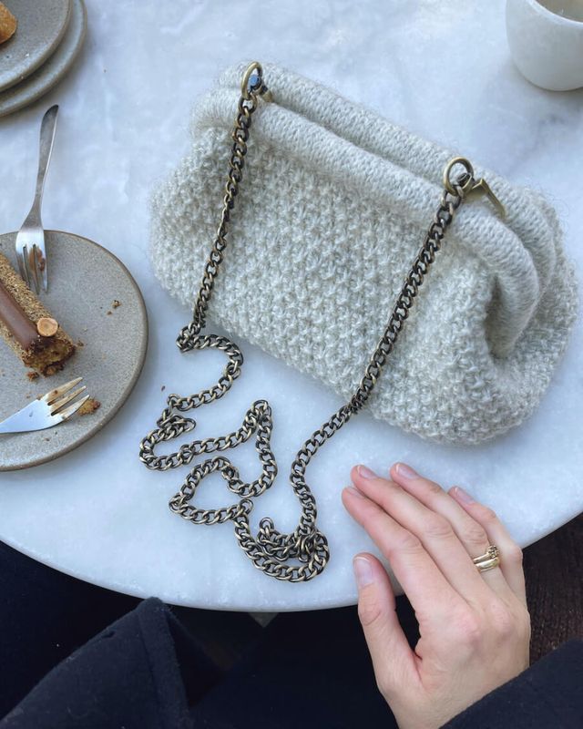 Fôr til liten frame Clutch. Winter Clutch, liten Teddy Clutch, liten Juno, liten Cleo