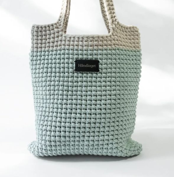 Hovedbilde Tofarget heklet veske - ...