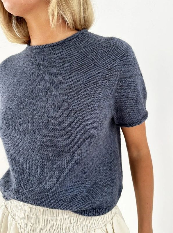 Plain Yoke Tee 22 (oppskrift)