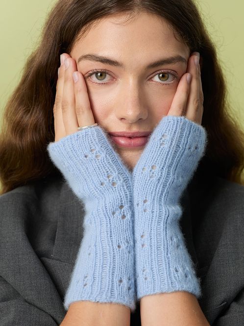 Hovedbilde Miu Pointelle Mittens ...