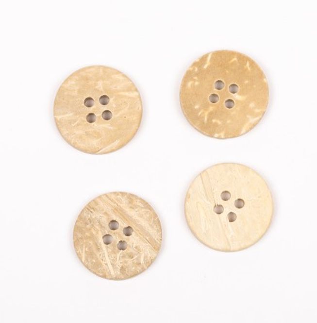 Hovedbilde Blek kokosnøtt, 20 mm