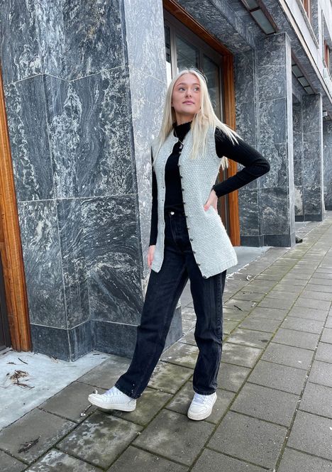 Hovedbilde Lang byvest (mønster)