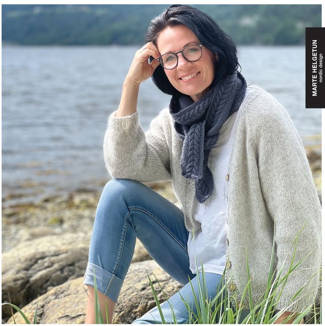 Hovedbilde Fletteskjerf i Fargespill ...