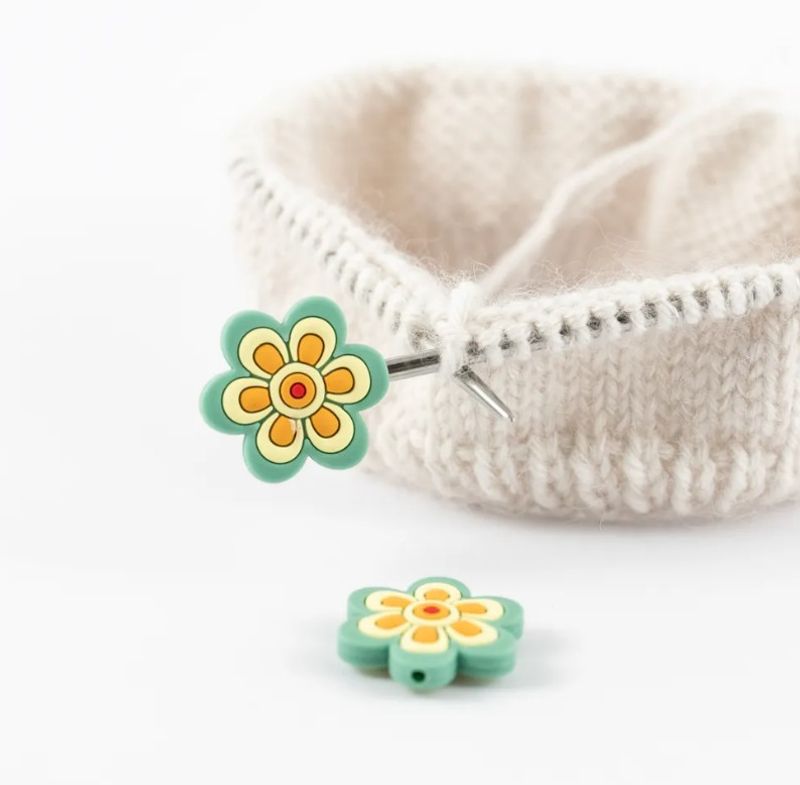 Maskestopper Blomst Turkis