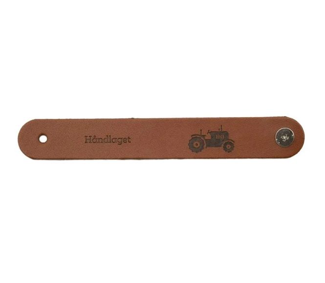 Hovedbilde Merke brun - håndlaget - ...