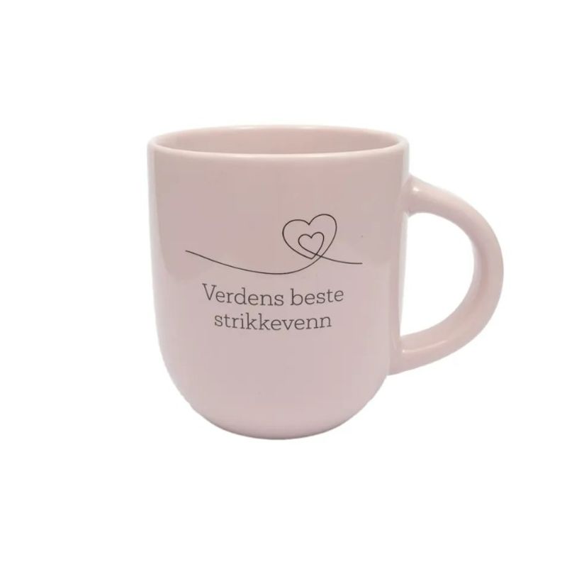 Kopp Strikkevenn Rosa