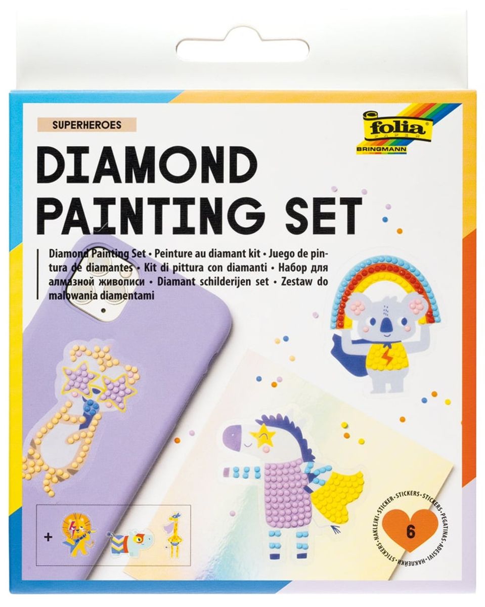 Folia Diamond Painting Sett – Superheroes
