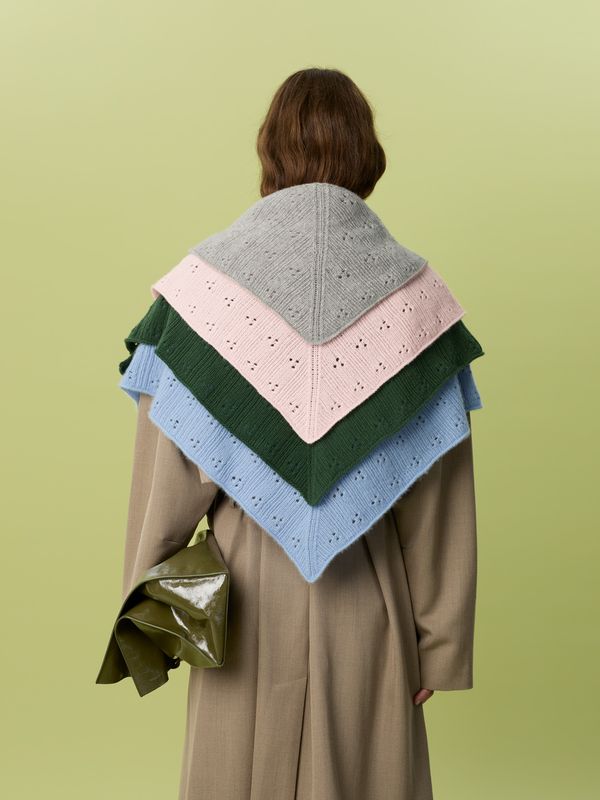 Miu Pointelle Shawl 